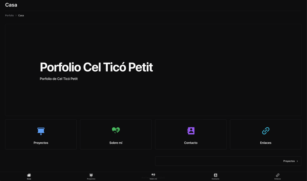 Pantalla de una aplicación modular construida con Chakra UI
